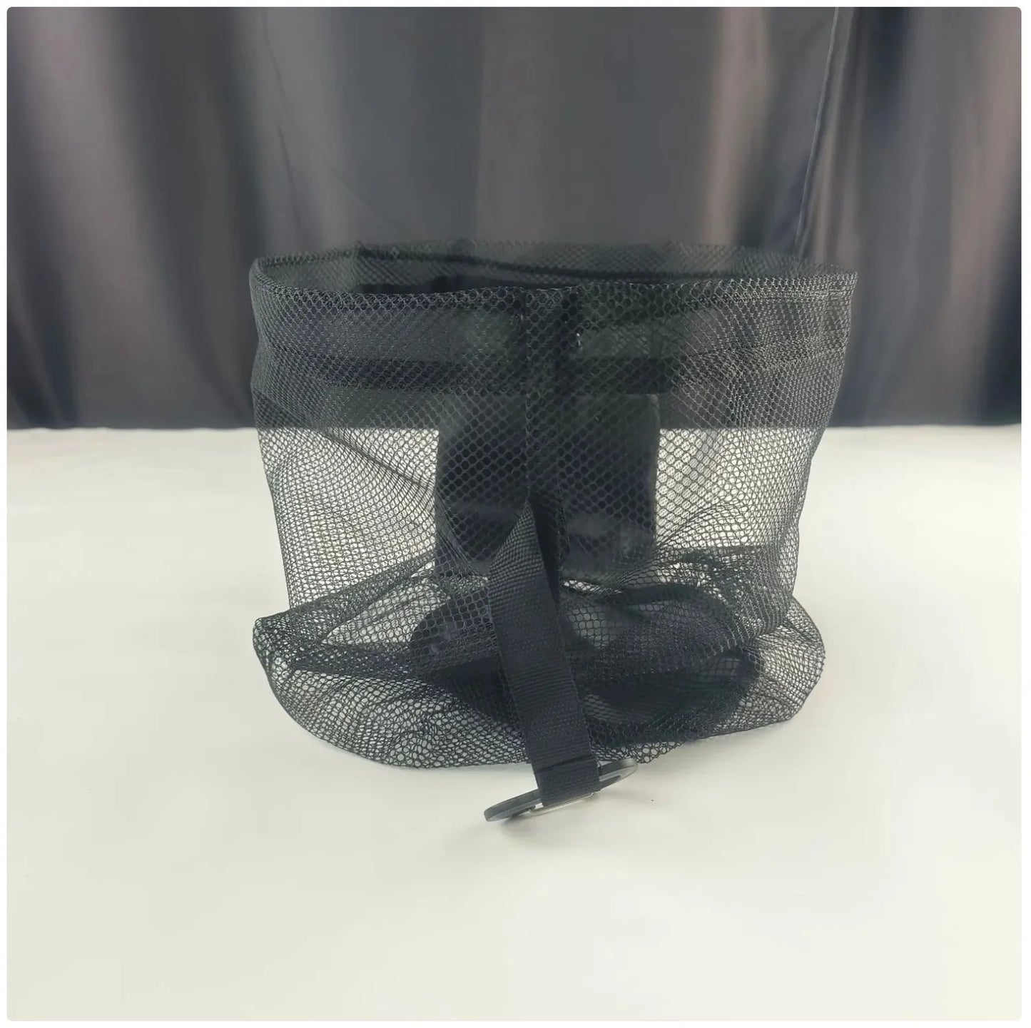 Drawstring Mesh Sports Ball Bag - Basketball, Football, Volleyball Storage Bag with Carabiner