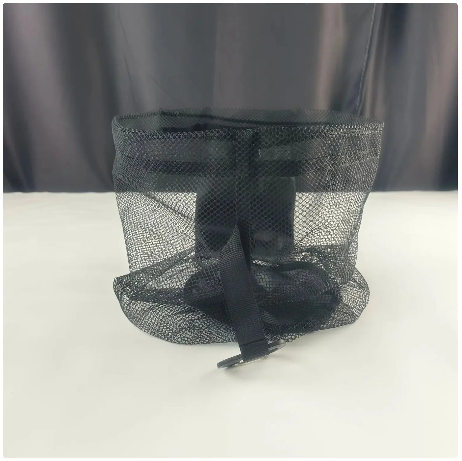 Drawstring Mesh Sports Ball Bag - Basketball, Football, Volleyball Storage Bag with Carabiner